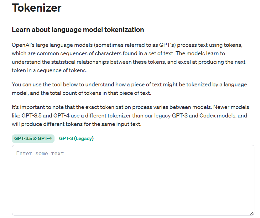 OpenAIのTokenizer（トークナイザー）