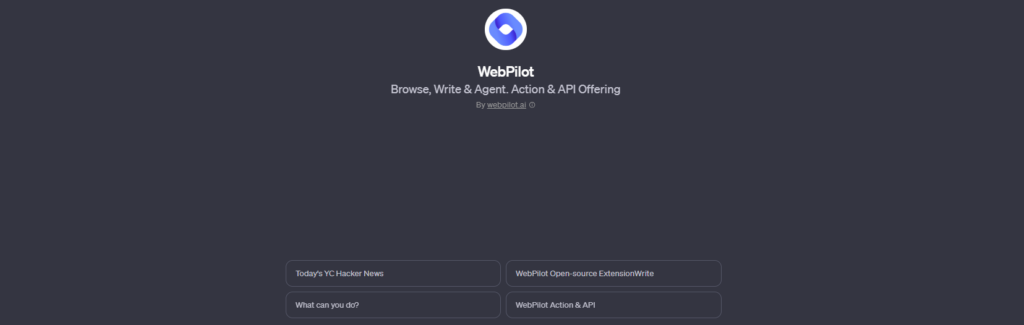 TOP9.WebPilot(Webページ読み込み)